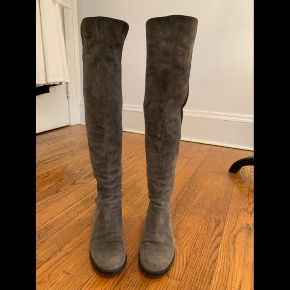 Stuart Weitzman Smoke Suede 5050 - Picture 5 of 5